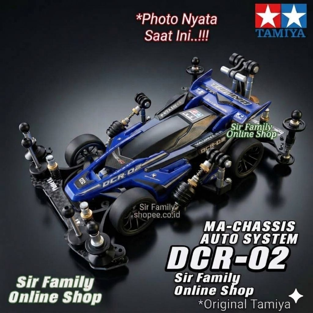 Original Tamiya _ DCR 02 Biru _ BMAX / Side Damper+