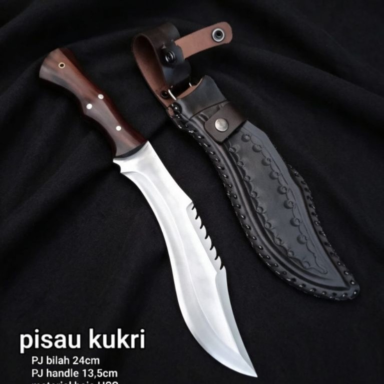 pisau kukri hunting  outdoor survival fulltank