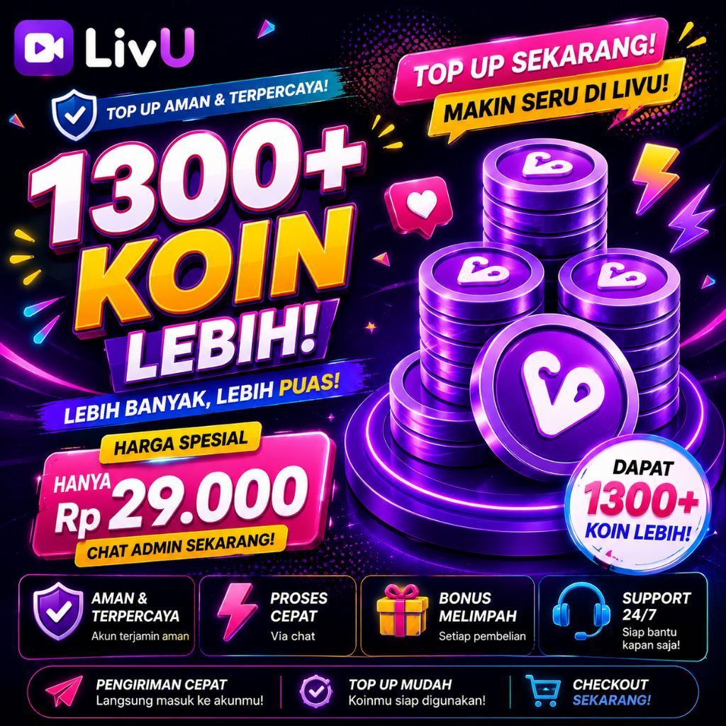 Akun LivU 1300+ Koin Murah | Koin LivU Bonus Banyak