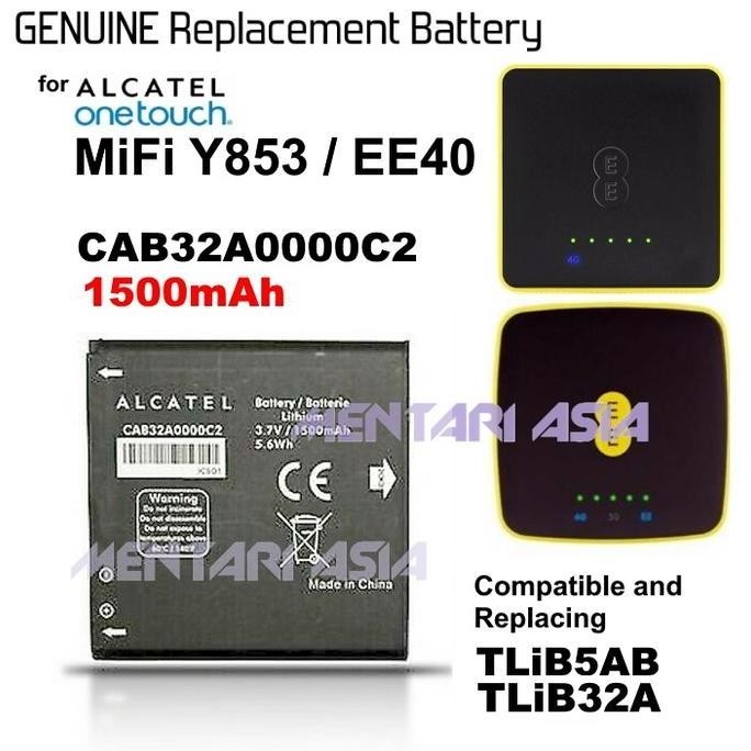 Battery for ALCATEL Mifi Y853 EE40 - GENUINE ALCATEL TLiB5AB