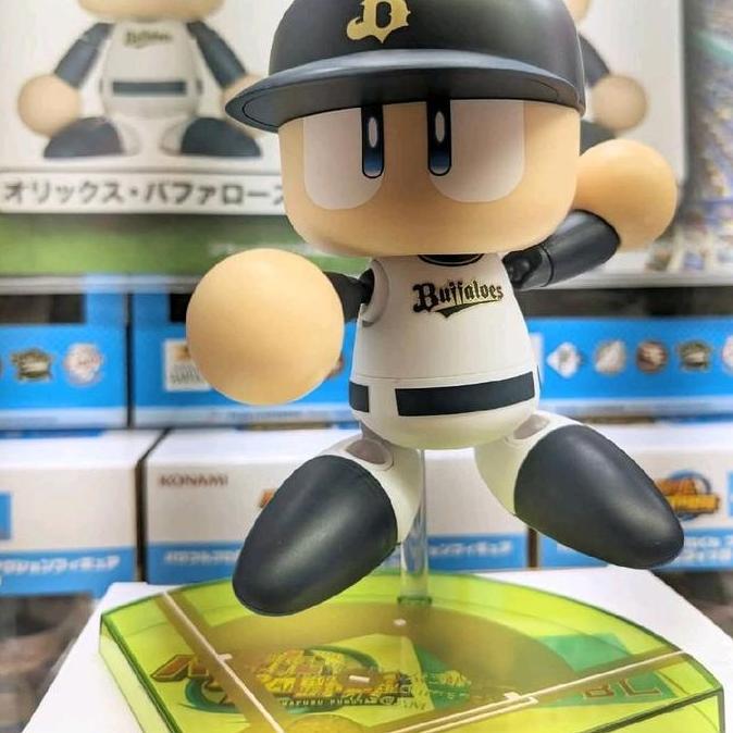Konami Action Figure Power Pros Power Pro Kun Narabundesu Pacific League Orix Buffaloes Home Uniform