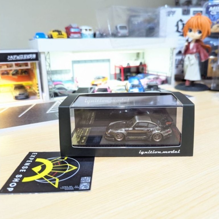 Ignition Model 1/64 Porsche RWB 993 Sopranos Black VIP Chase