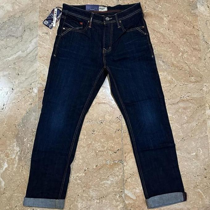 Celana panjang jeans Pria GAZR Original Slim Stretch Dark Blue 808 220 604