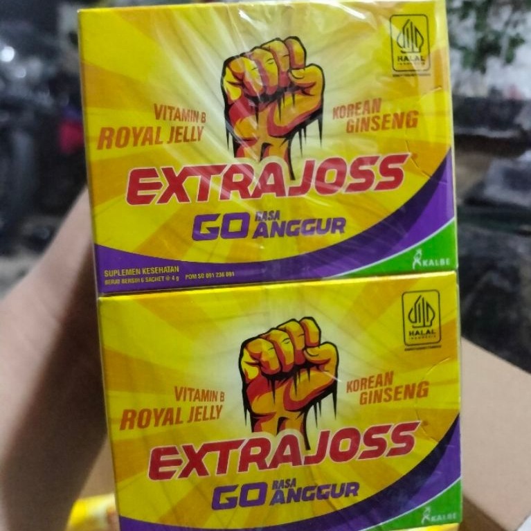Extra Joss Anggur 10 pak ( isi 60 Sachet)