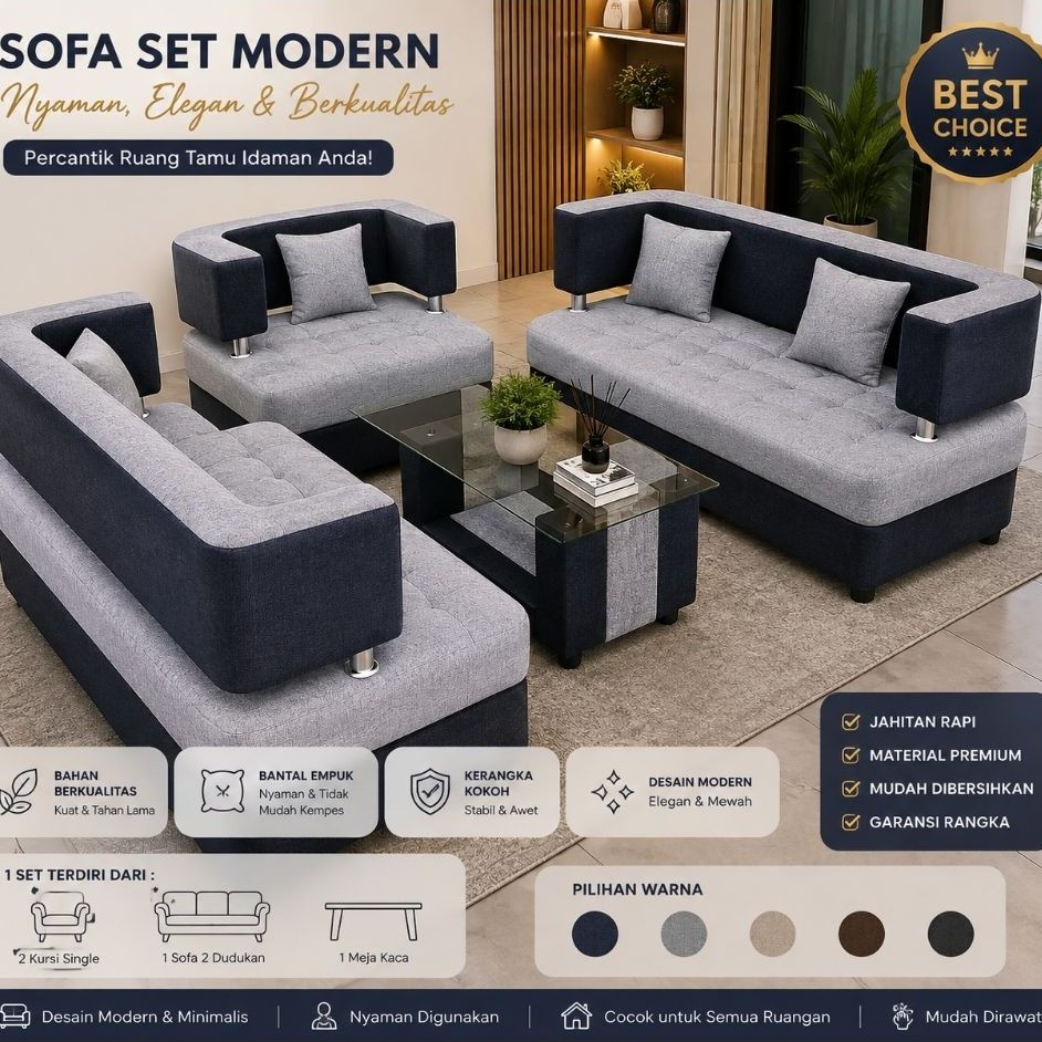 sofa set 221 minimalis