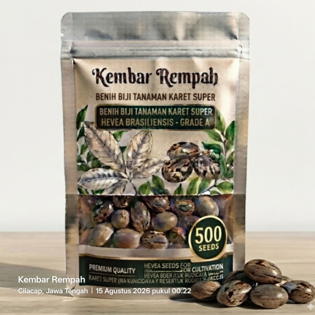 500 Biji Benih Karet Klon PB 260 Super