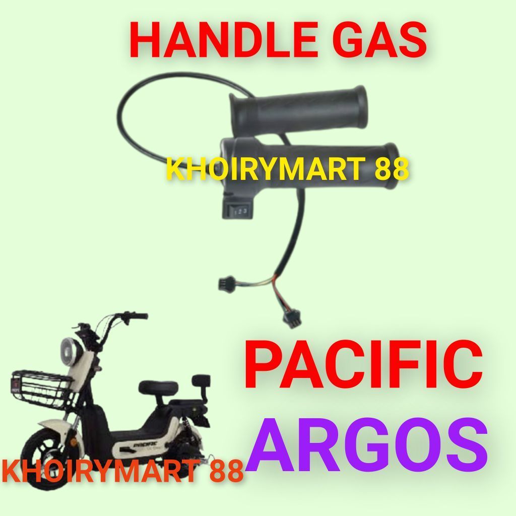 handle gas pacific argos throttle gas sepeda listrik pacific argos