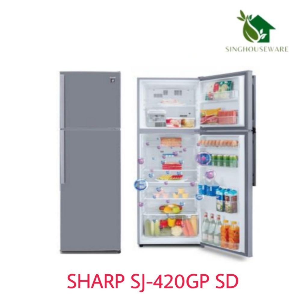 Sharp Kulkas 2 Pintu SJ-420GP-SD