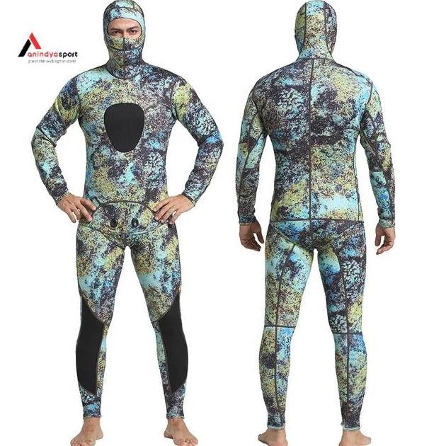 Wet Suit Scuba Diving Demmet Baju Selam Spearfishing Suit 3mm