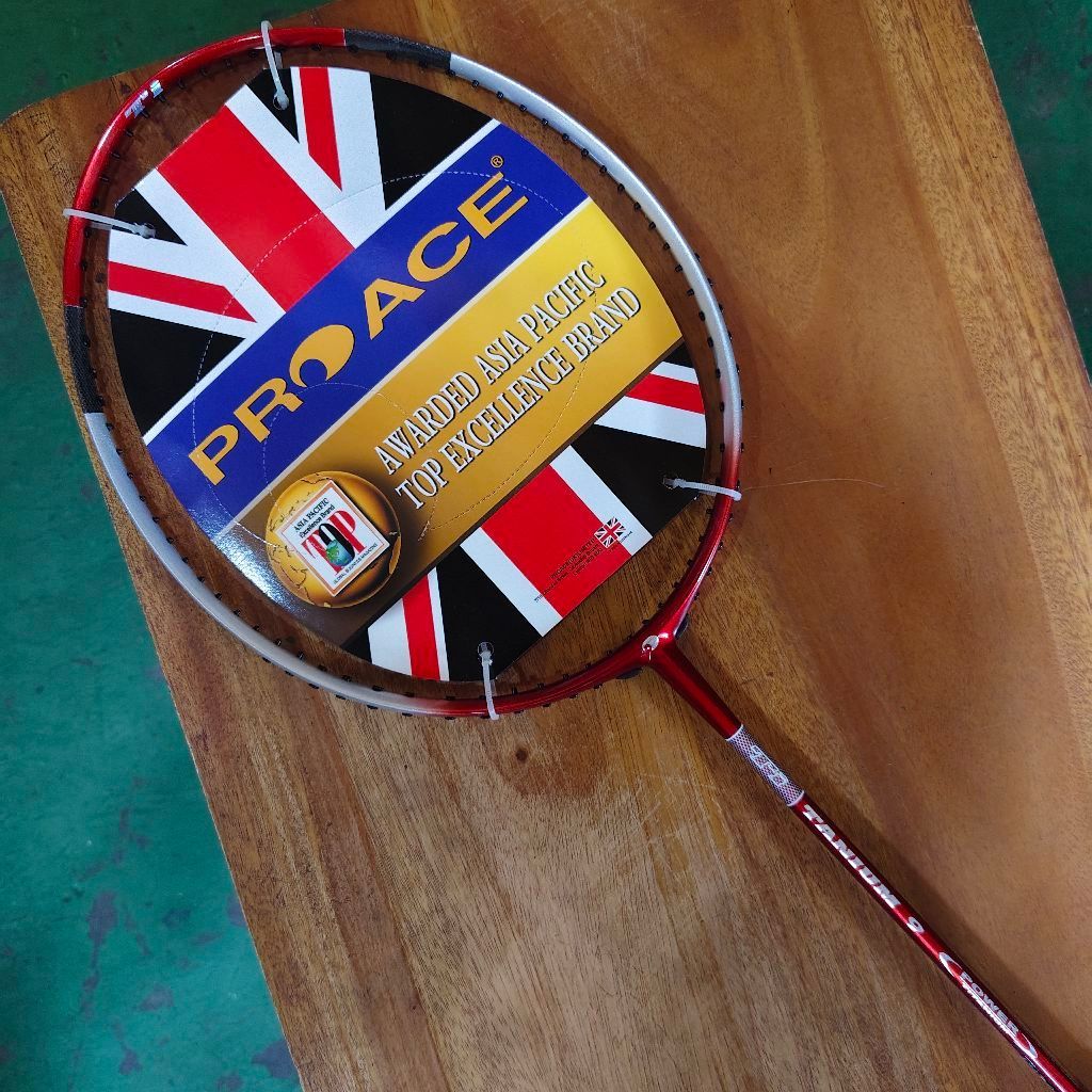 Raket Badminton Pro Ace Titanium 9 3UG5 30LBS Original