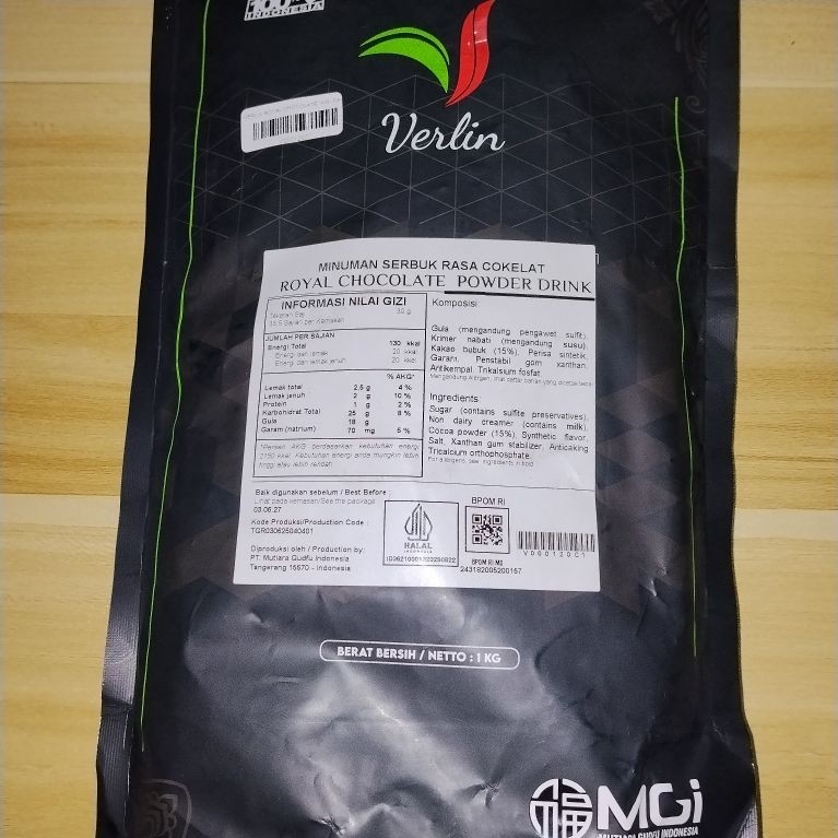 Verlin powder drink / bubuk minuman