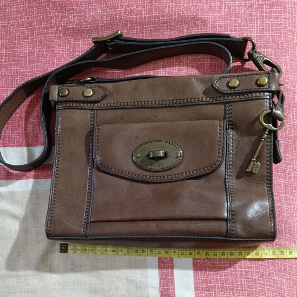 Sling Bag Preloved Kulit Espresso Kulas ocil