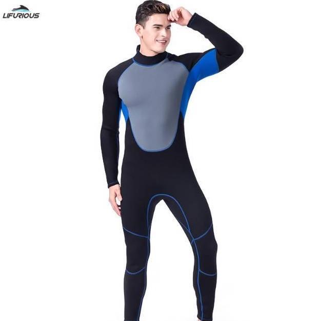 wetsuit pria bajuselam pria baju diving pria 3MM