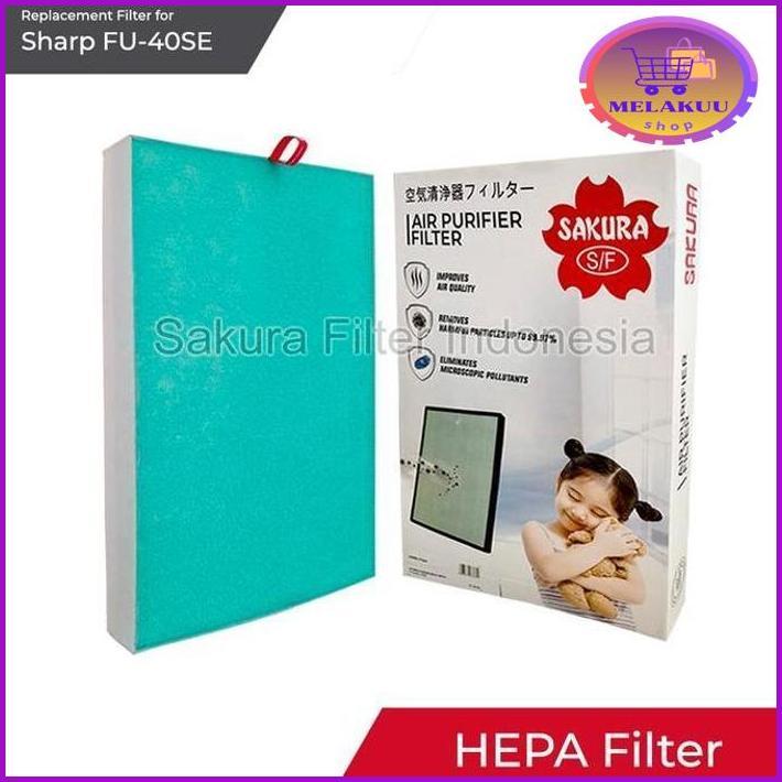 FILTER HEPA SHARP AIR PURIFIER FU-40 SE SAKURA APV-94010 READY