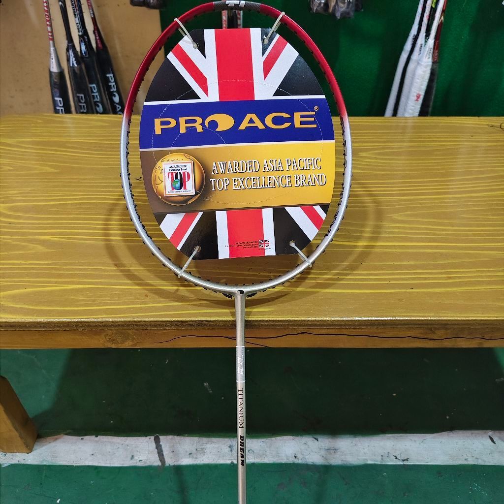 RAKET BADMINTON PRO ACE TI TITANIUM DREAM ORIGINAL 5UG2 30LBS