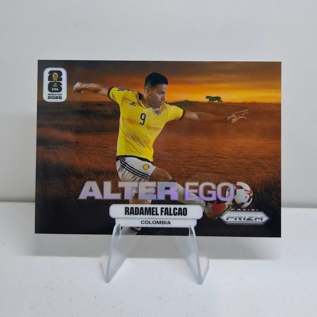 Kartu Bola Panini Prizm Case Hit Alter Ego Radamel Falcao Colombia