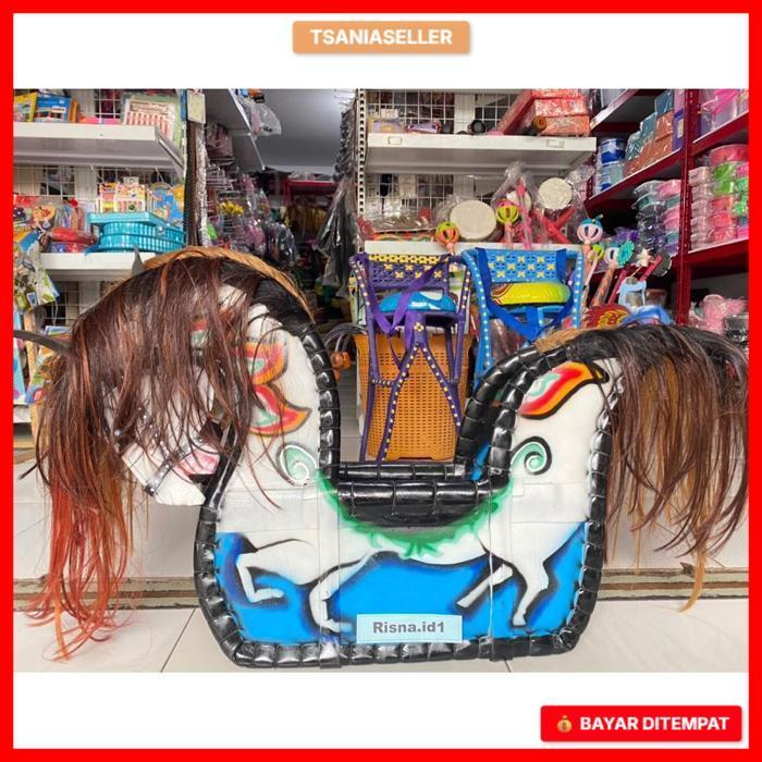 JARAN KUDA LUMPING KESENIAN JATILAN BAHAN SPONS TEBAL SIZE P-+85 T55cm