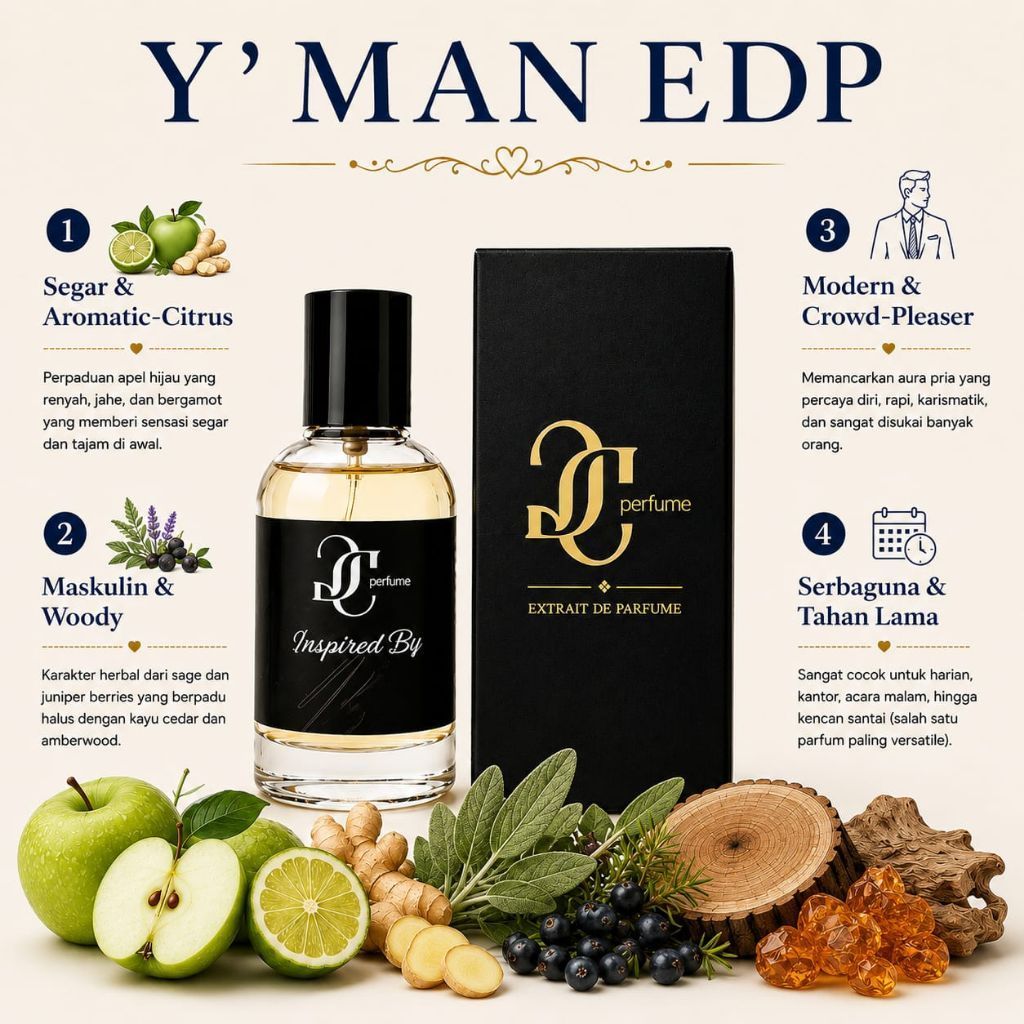 Y' MAN EDP YSL parfum Pria - Dc perfume