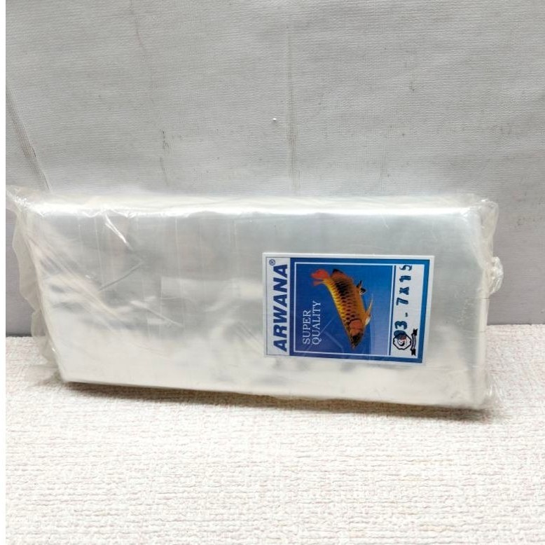 PLASTIK PP ARWANA/ 7X15 PP Bening Arwana (1BKS)