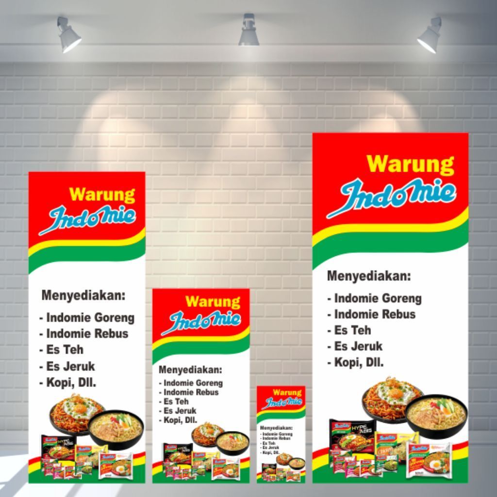 Cetak Spanduk Banner Warung Indomie