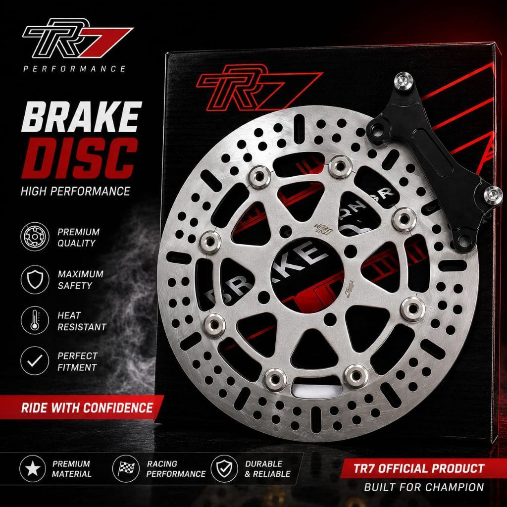Piringan Disc Cakram Depan Variasi 260mm Plus Breket Beat Scoopy Vario Genio