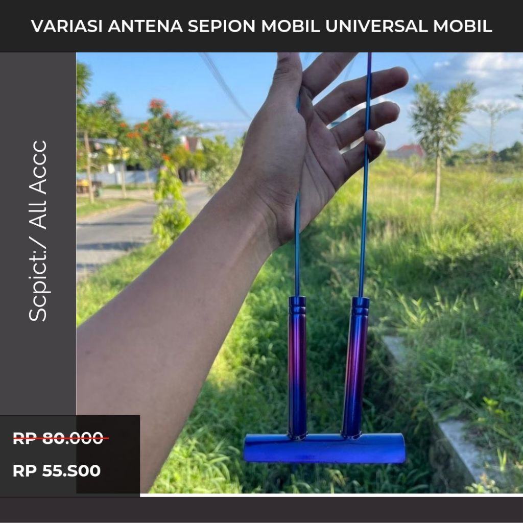 Promo VARIASI ANTENA SEPION MOBIL UNIVERSAL VARIASI MOBIL
