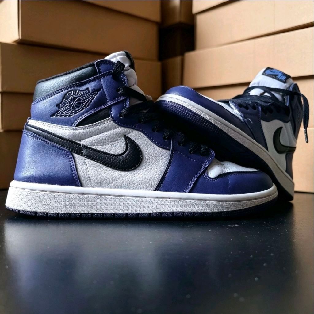 Sepatu Nike Air Jordan 1 Retro High OG 'Midnight Navy' | size 41/260 | Sport Sneakers, Basket | Seco