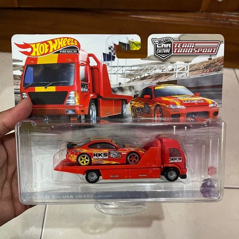 HOTWHEEL TEAM TRANSPORT SILVIA S15 HKS ( free protek )