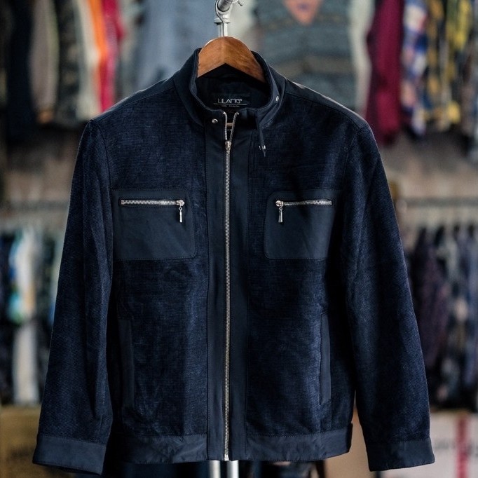 Lilang Casual Sashiko Caferacer Jacket Original - Size L