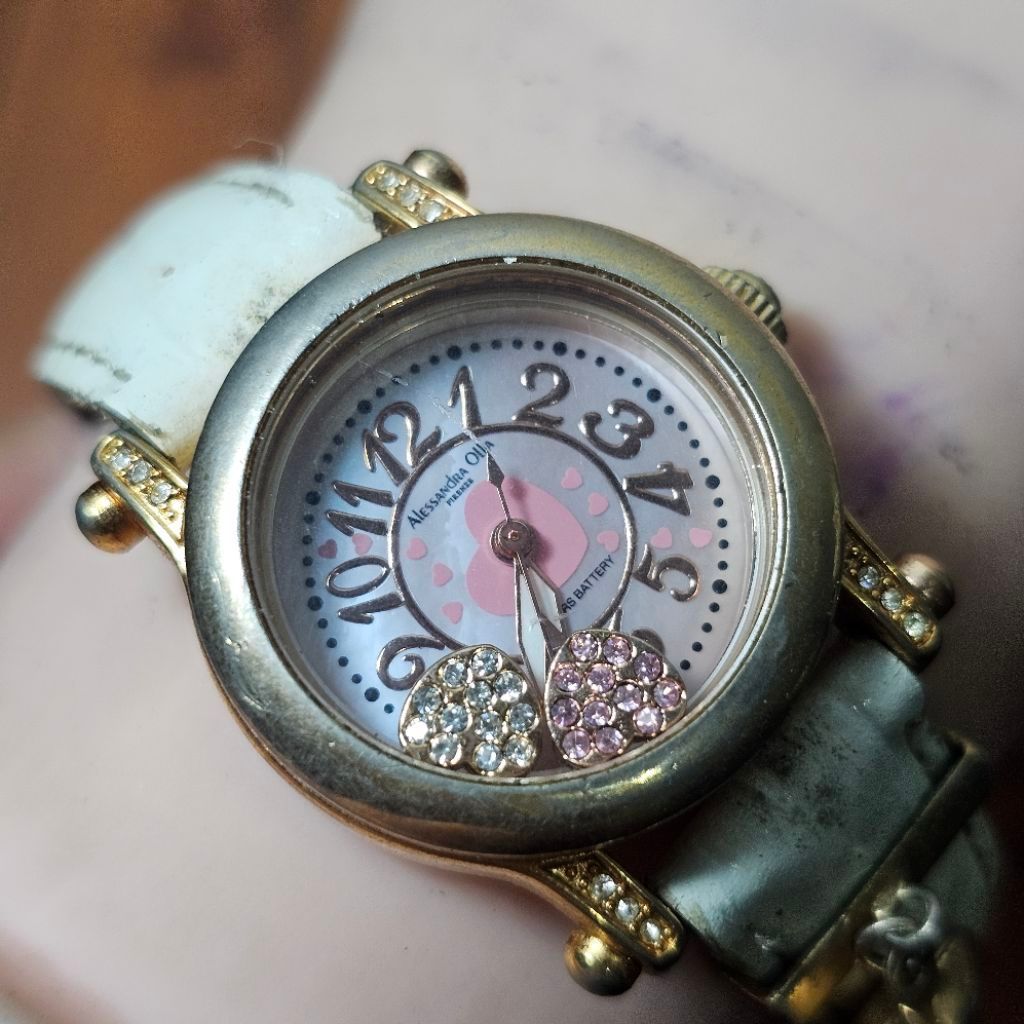 Jam Alessandra Olla Firenze Gold Diamond Ladies Bekas