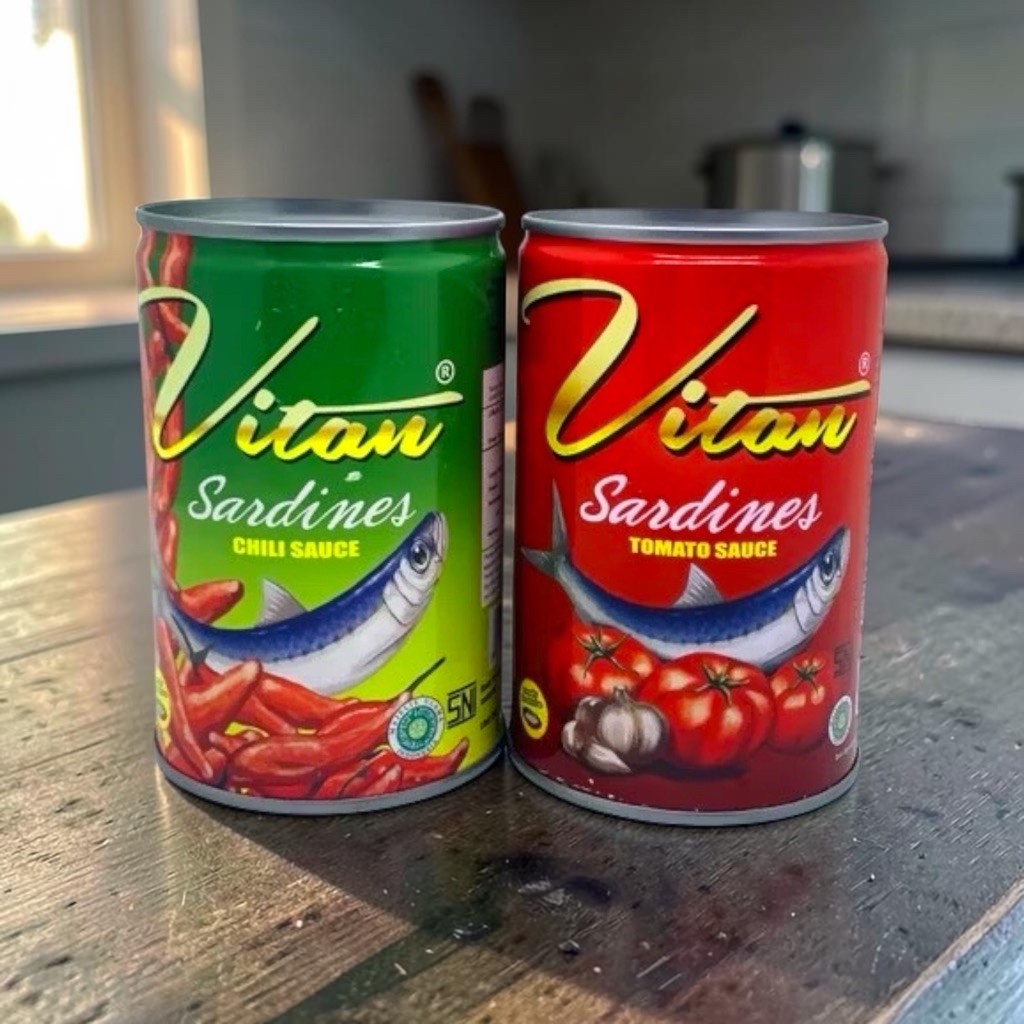 Sarden Vitan Sardines 425 gr