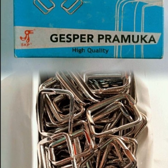 Gesper Pramuka/Ring Gesper Pramuka Tebal Tali Rompi Pengait Baju Silang /Untuk Seragam Pramuka