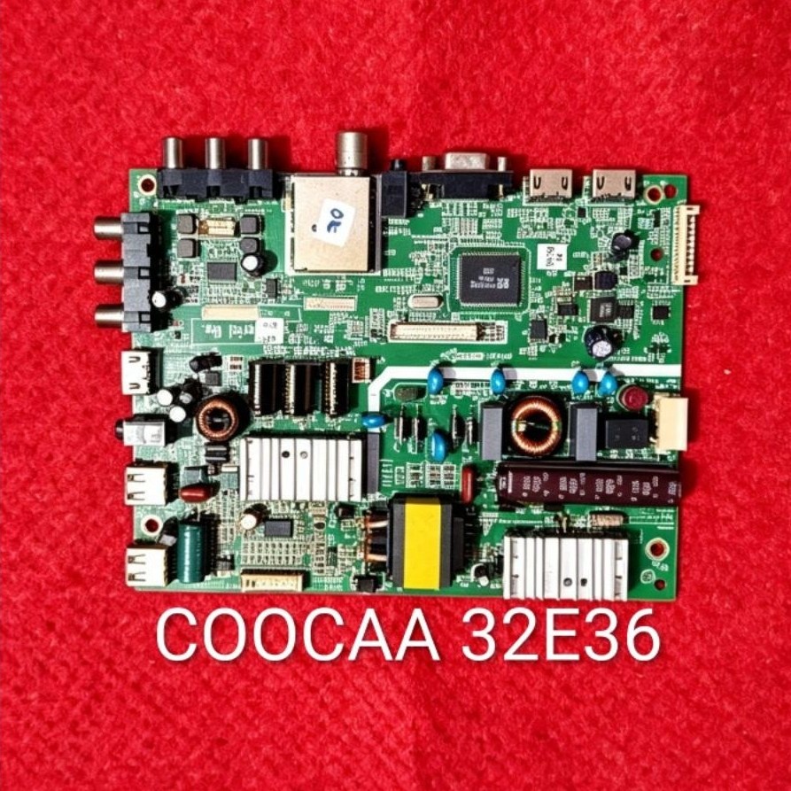 MAINBOARD- MOTHERBOARD- MESIN TV- MB TV LED COOCAA 32E36 ORIGINAL