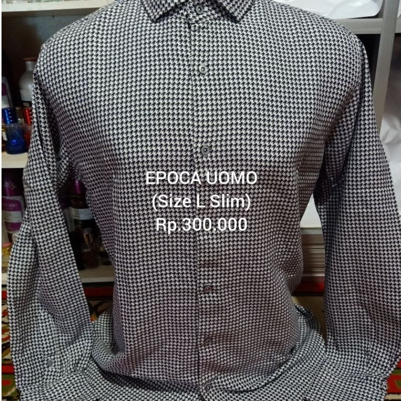 Kemeja Rajut Luxury EPOCA UOMO OriginaL
