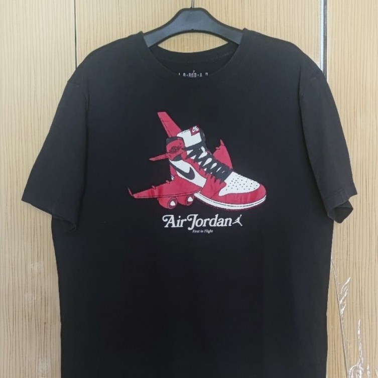 TSHIRT AIR JORDAN BLACK SECOND ORIGINAL