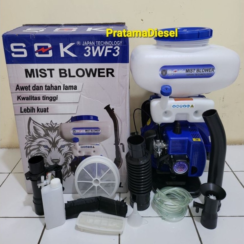 Mist Blower 2Tak 20Liter Mesin Pengabut Pestisida Sprayer Pertanian Fogging