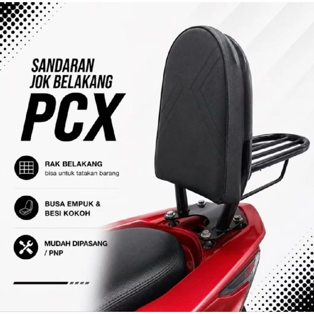 Sandaran Jok Motor PCX 150 PCX 160 Sandaran Jok Motor Pcx 150 Pcx 160 New  Pcx New 2025