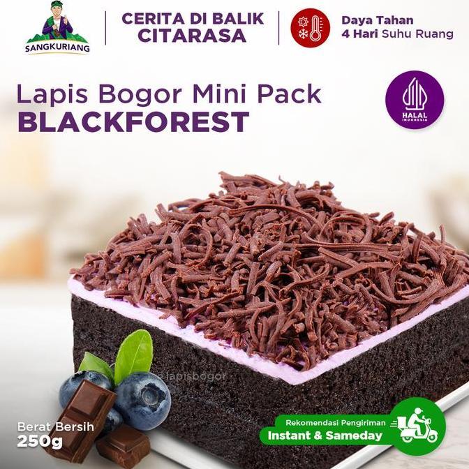 Made- Sangkuriang - Lapis Bogor Blackforest - Mini Pack (250Gr)