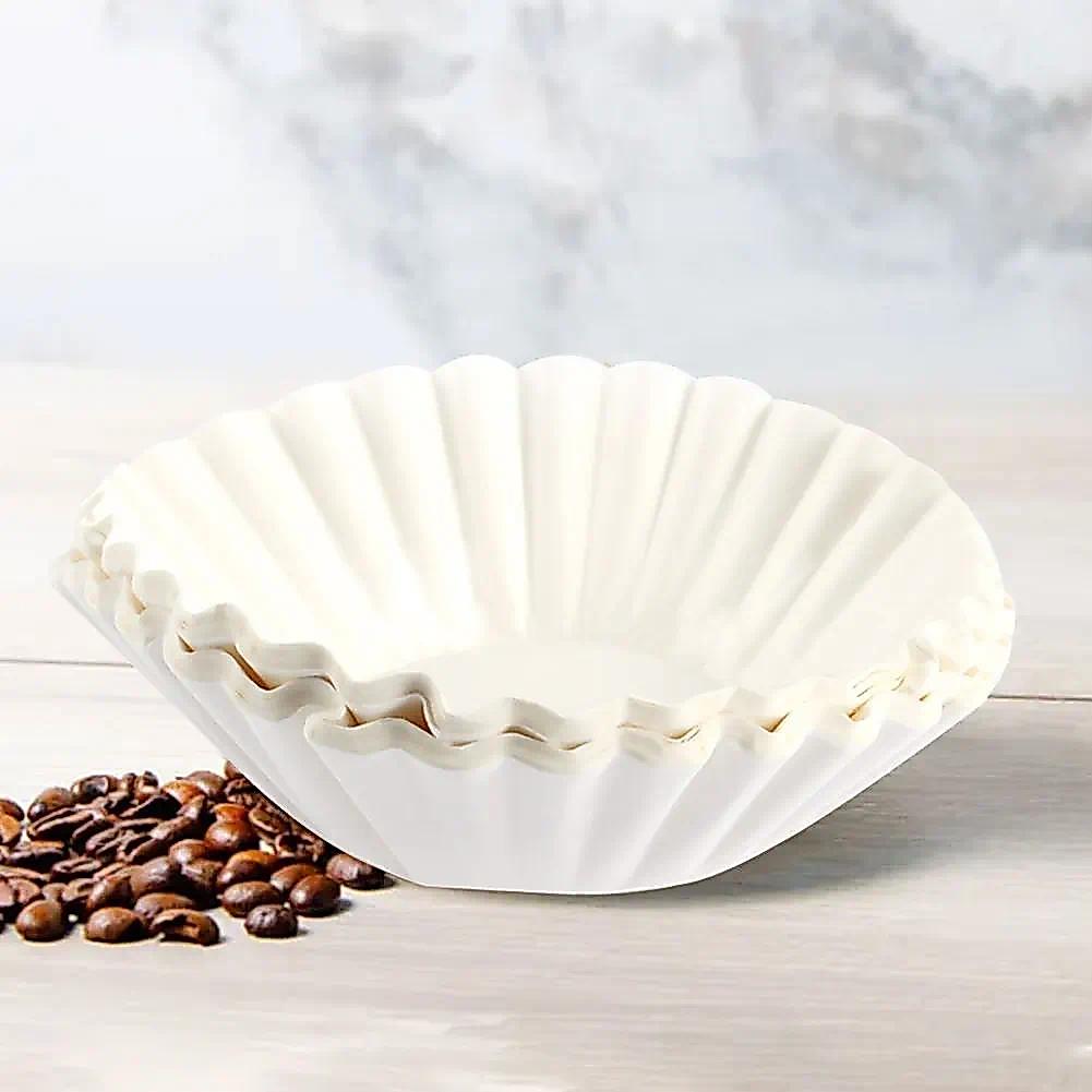 50100Pcs Paper Filters Replacement White Coffee Paper Pod Basket Coffee Filters sposable for 812 Cup