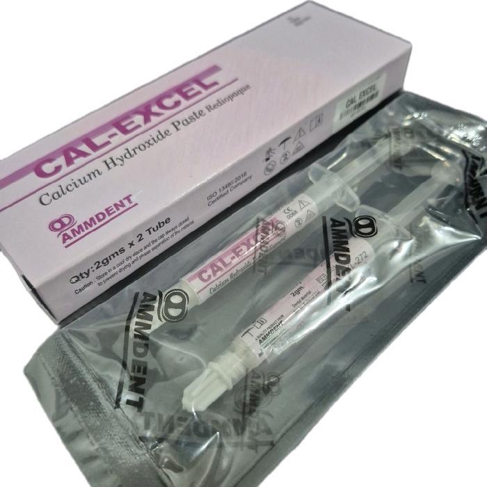 CAL-EXCEL Calcium Hydroxide Paste Radiopaque Ammdent / CalExcel Dental Perawatan Saluran Akar - 1 Sy