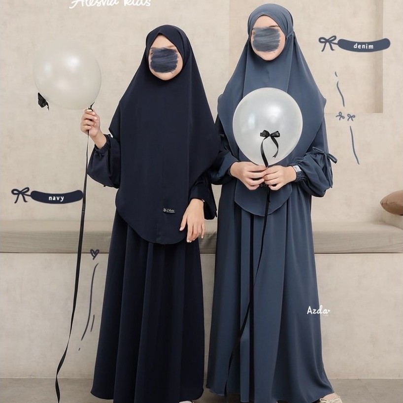 READY GAMIS ALESHA KIDS AZDA/GAMIS AZDA KIDS/GAMIS ANAK PEREMPUAN/GAMIS KIDS ALESHA/GAMIS AZDA KIDS/