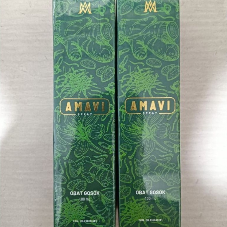 HJ168 AMAVI SPRAY 100ML | OBAT GOSOK