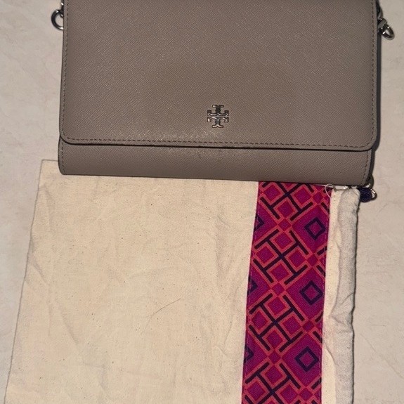 tory burch emerson WOC grey preloved
