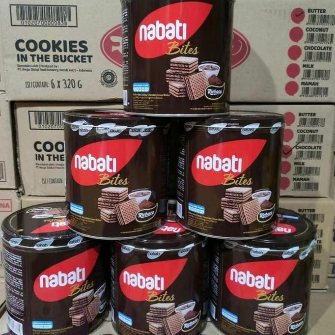 1 karton NABATI KALENG 287gr (isi 6kaleng)