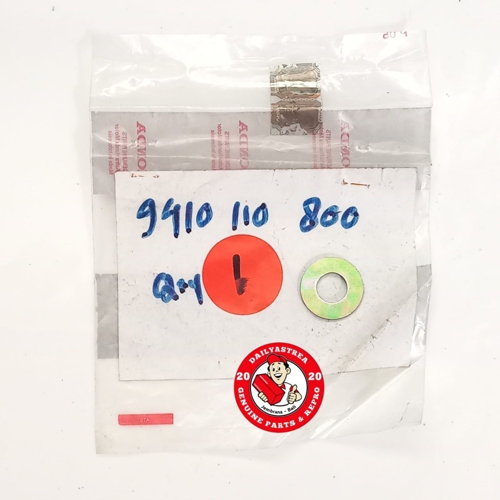 WASHER PLAIN RING 10MM AS STANDAR TENGAH HONDA BEAT KARBURATOR KARBU ORIGINAL 94101-10800