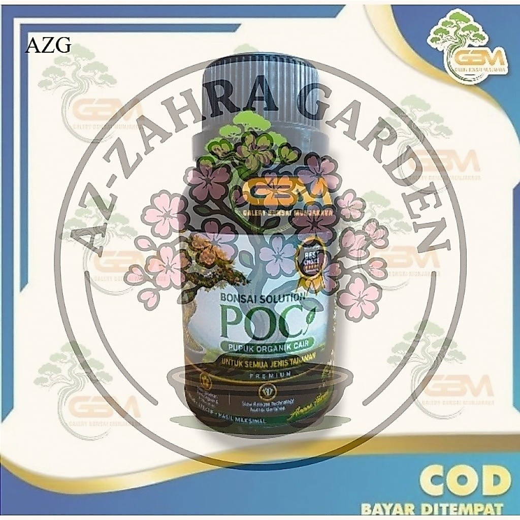 AZG- Pupuk Bonsai organik cair POC MJpro 125ml