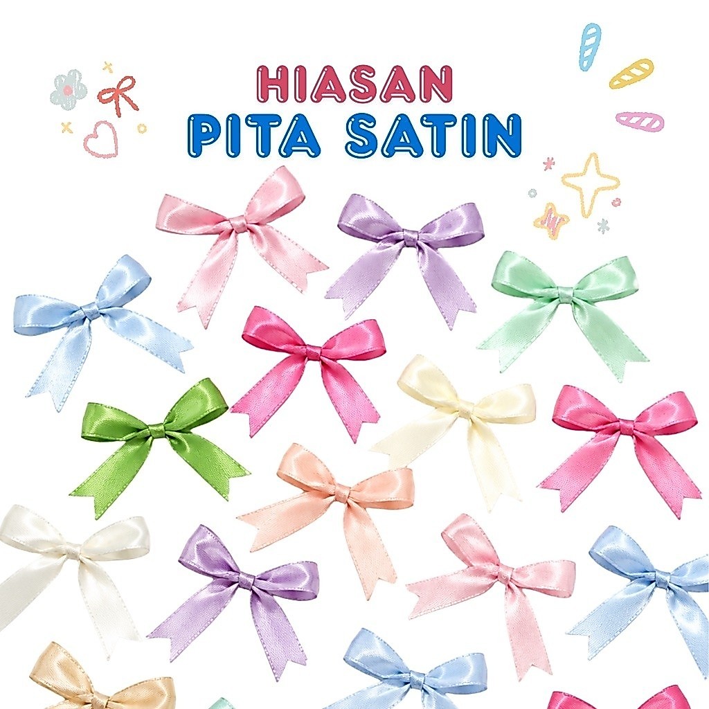 PITA KECIL SATIN POLOS PER LUSIN | PITA HIASAN SOUVENIR | PITA HAMPERS | PITA LANGSUNG TEMPEL