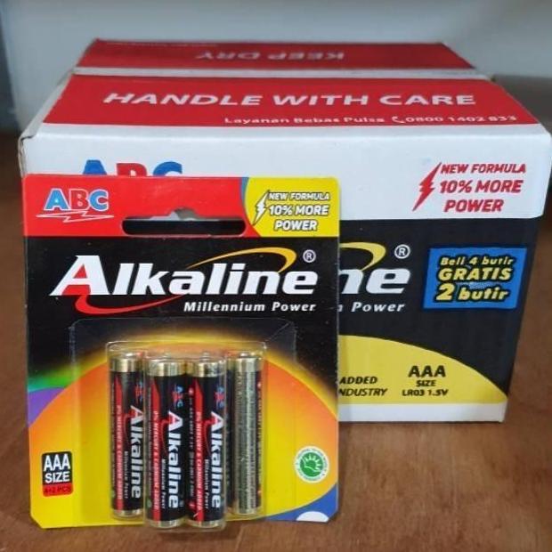 [] (ABC) Baterai AA & AAA 4+2  Isi 12 Card / Box