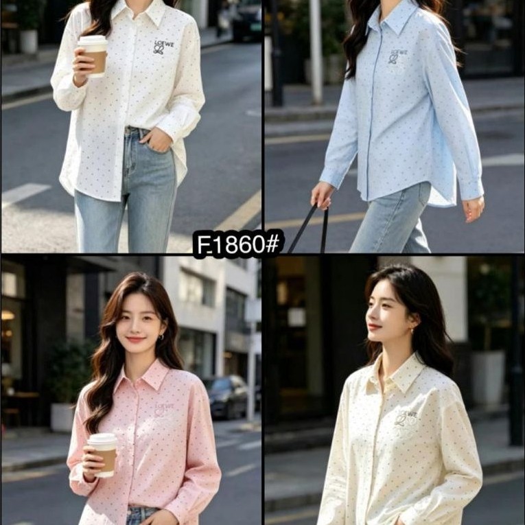 kemeja polka loewe