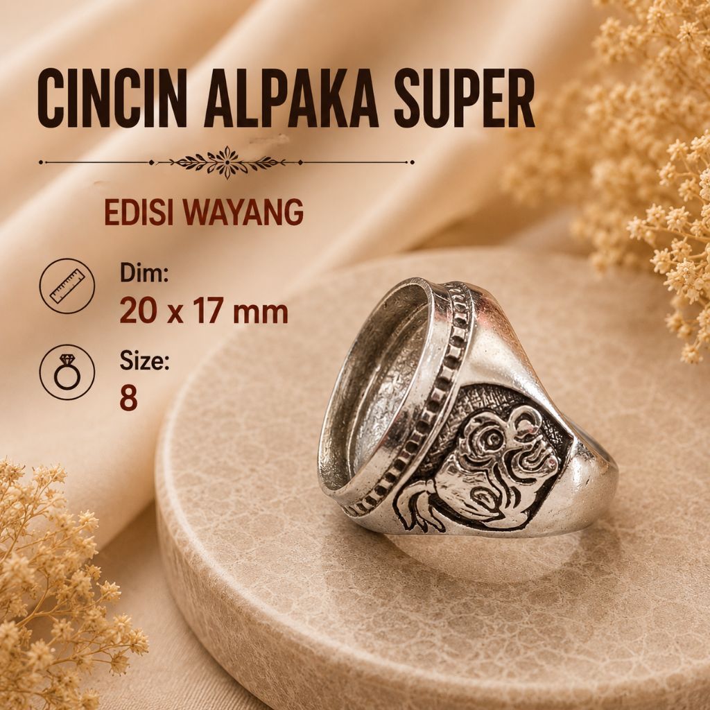 cincin emban alpaka super ukir Bali.18